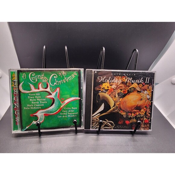 Lot of 12 Christmas CDs Billboard Hits Mannheim Steamroller Frosty Rosie Country - Picture 6 of 15